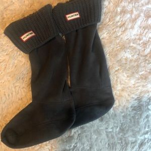 Gray Hunter boot socks